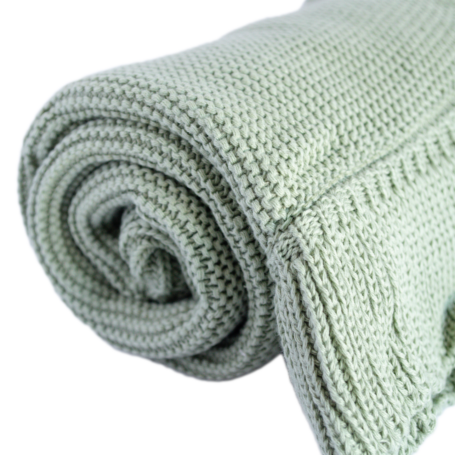 Ruffle Knit Blanket