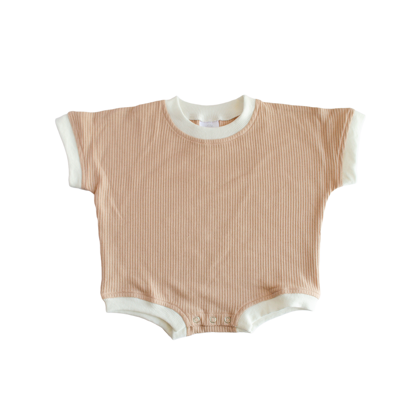 Waffle Shirt Romper