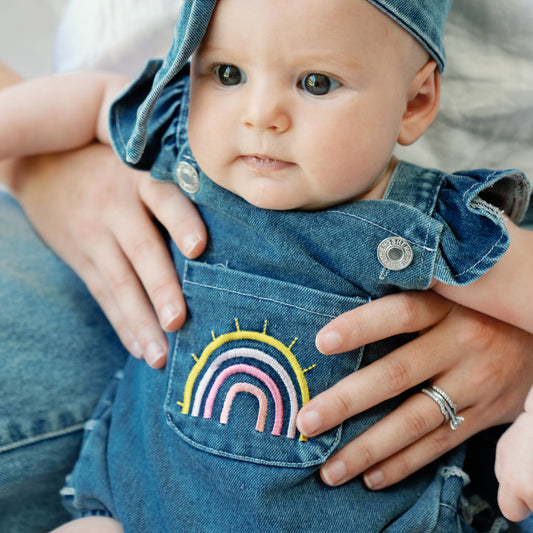 Denim Romper