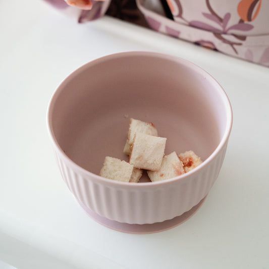 Ribbed Silicone Bowl