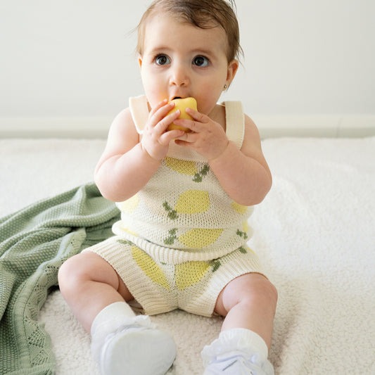 Lemon Knit Set
