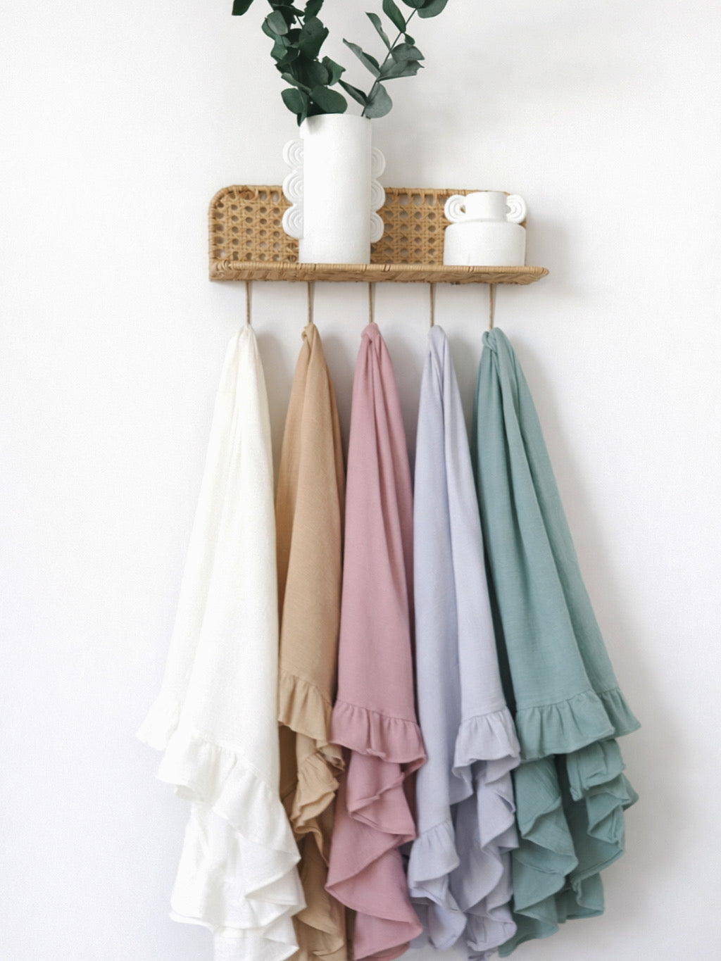 Ruffle Swaddle Blanket